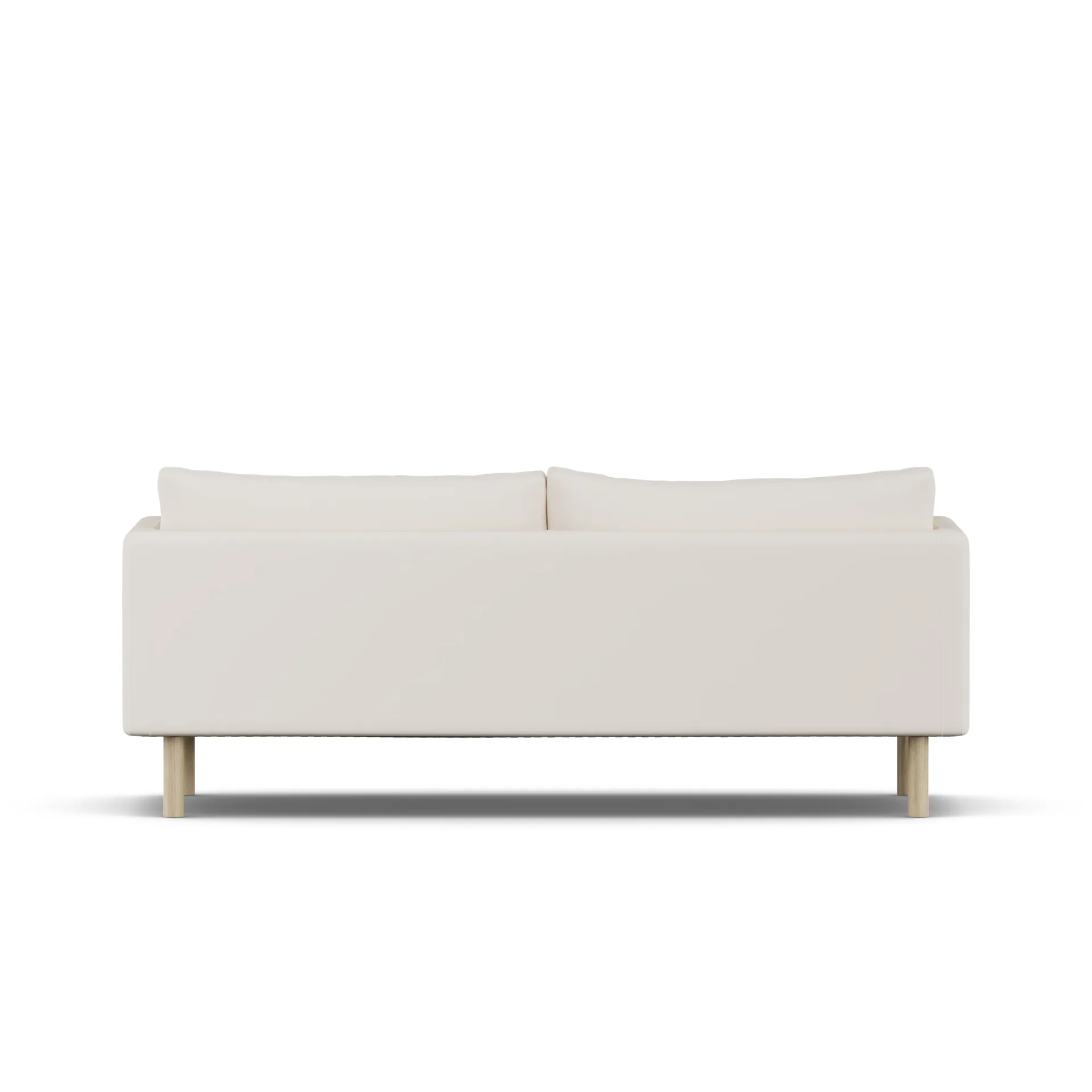 Linnevik sohva, Caleido Beige 9600-valkoöljytty tammi, 3-sits 1898