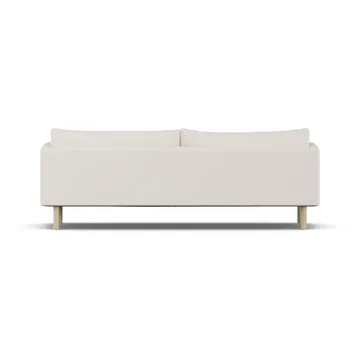 Linnevik sohva - Caleido Beige 9600-valkoöljytty tammi, 4-istuttava, ilman helmahametta - 1898