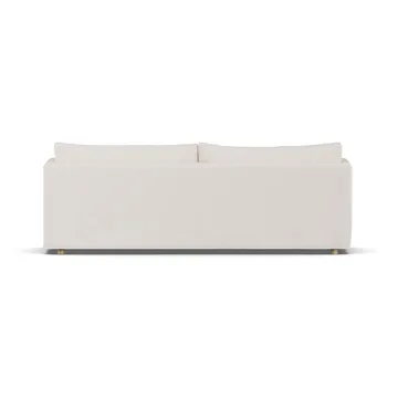 Linnevik sohva - Caleido beige 9600-valkoöljytty tammi, 4-sits, helmahameella - 1898