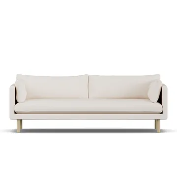Linnevik sohva - Caleido Beige 9600-valkoöljytty tammi, 4-sits - 1898