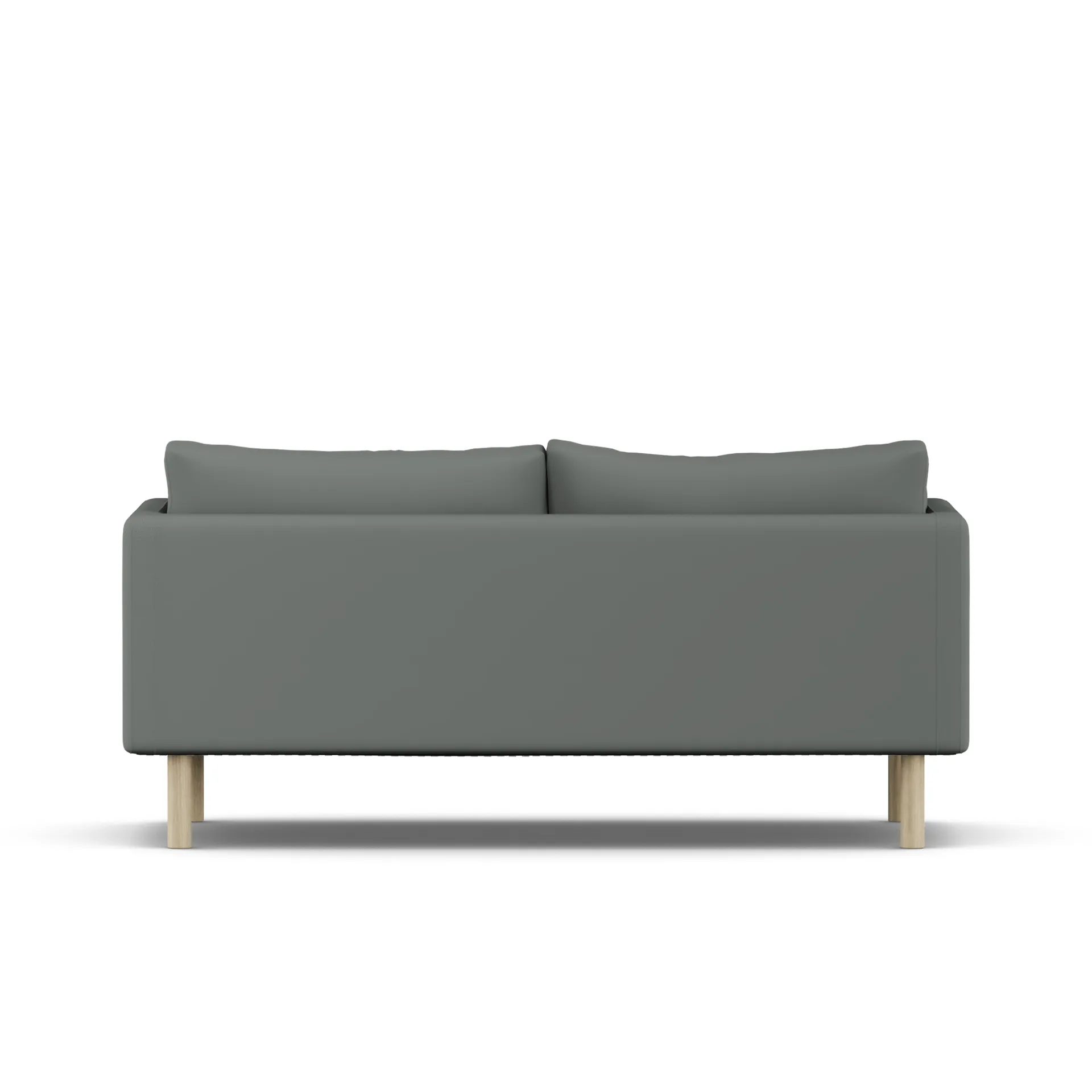Linnevik sohva, Caleido Grey 1240-valkoöljytty tammi, 2-istuttava, ilman helmahametta 1898