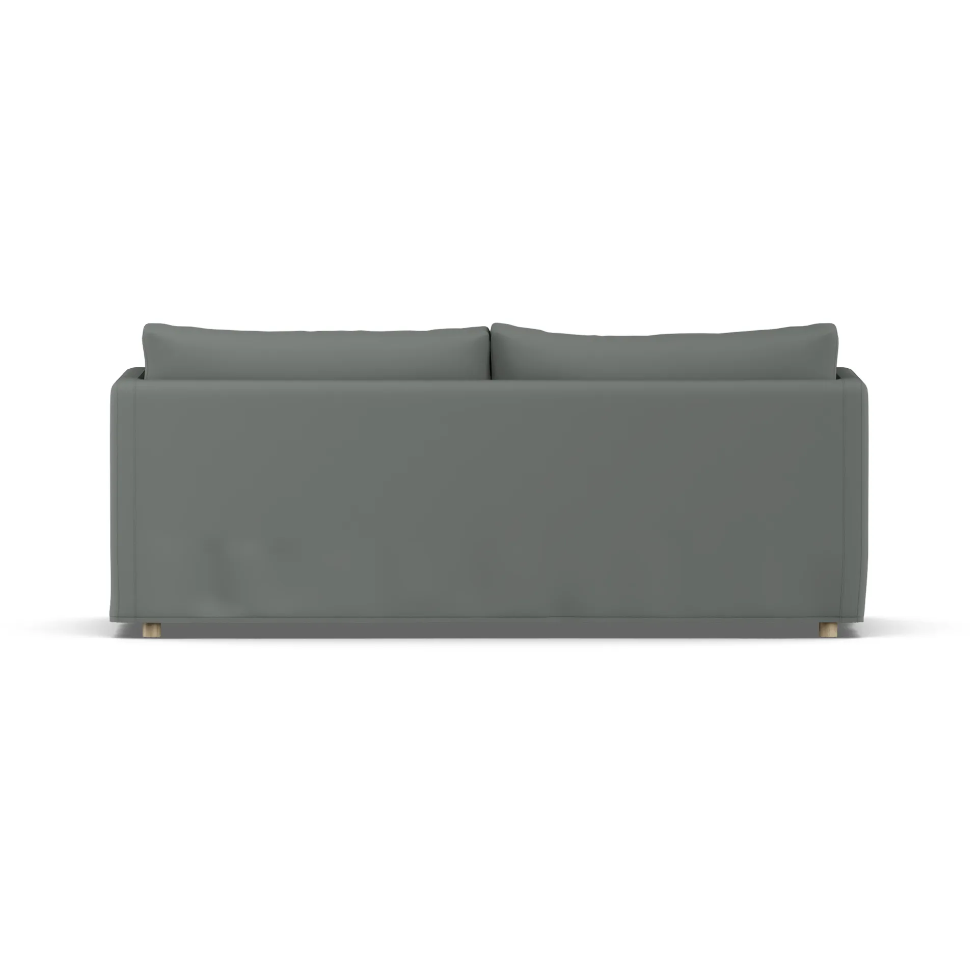 Linnevik sohva, Caleido Grey 1240-valkoöljytty tammi, 3-sits, helmahameella 1898