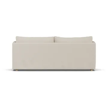 Linnevik sohva - Jump Beige 1956-valkoöljytty tammi, 3-sits, helmahameella - 1898