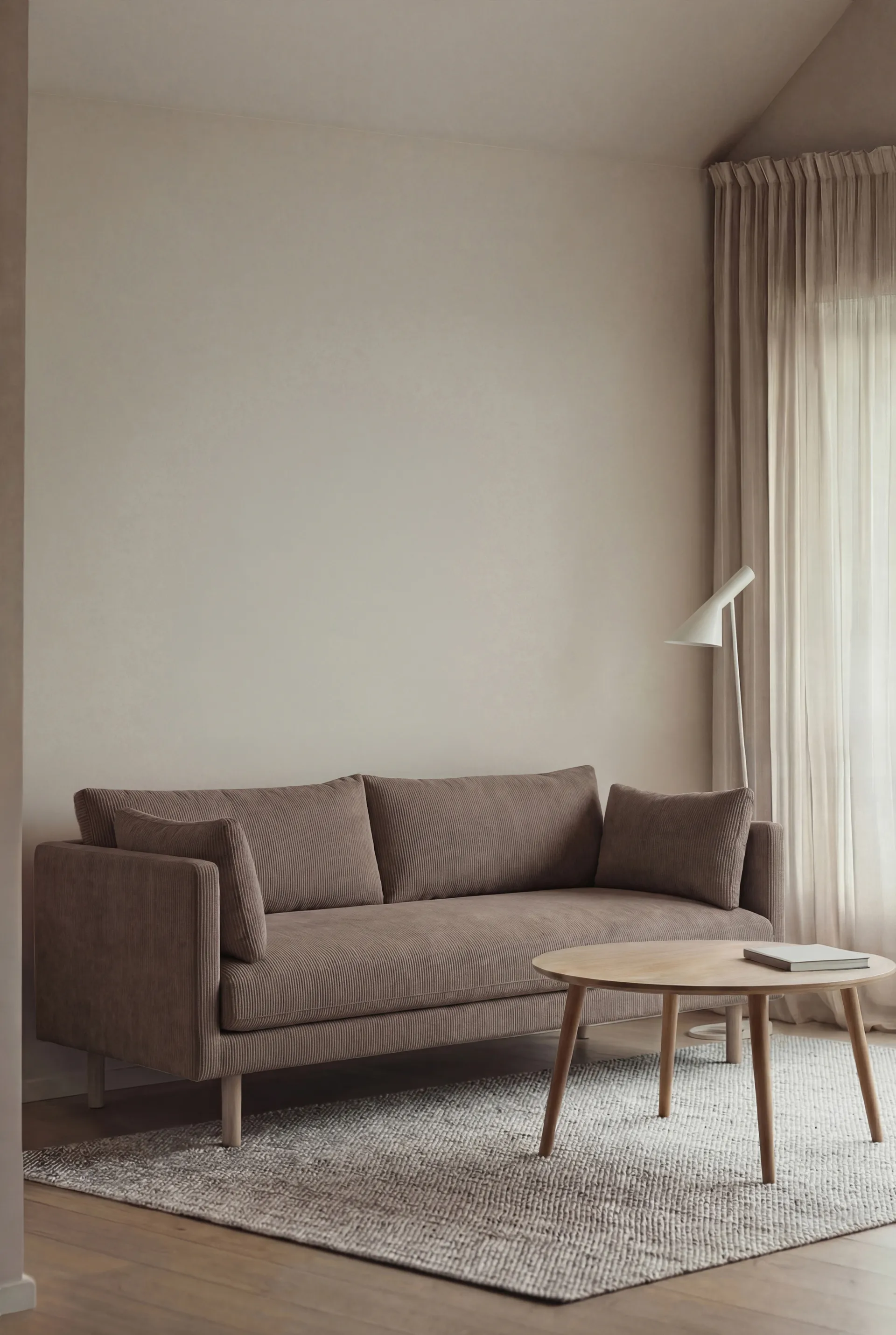 Linnevik sohva, Jump Brown 1955 1955-valkoöljytty tammi, 2-sits 1898