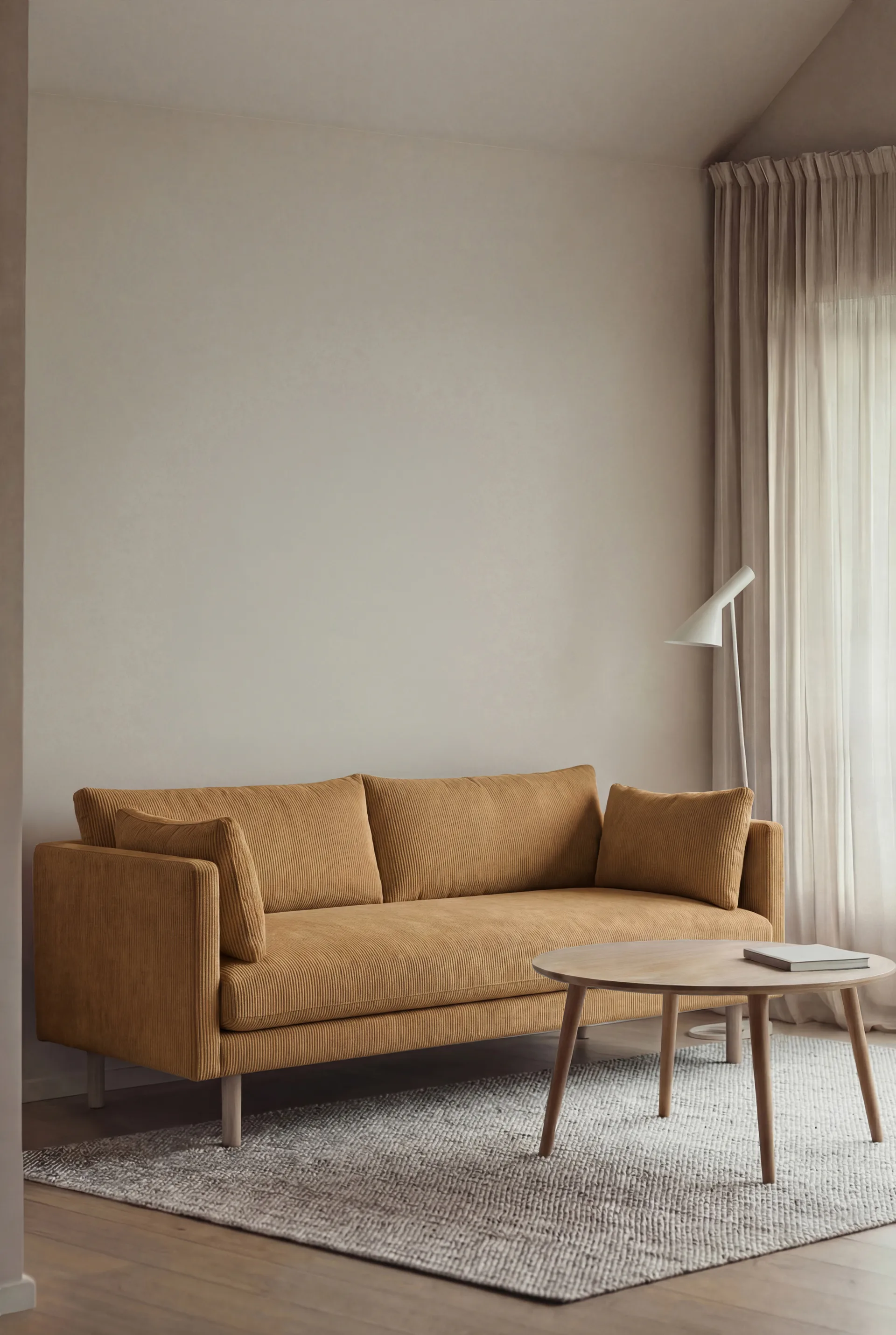 Linnevik sohva, Jump Honey 1959-valkoöljytty tammi, 2-sits 1898