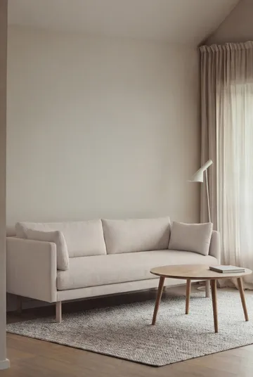 Linnevik sohva - Jump Off White 1954-valkoöljytty tammi, 3-sits - 1898