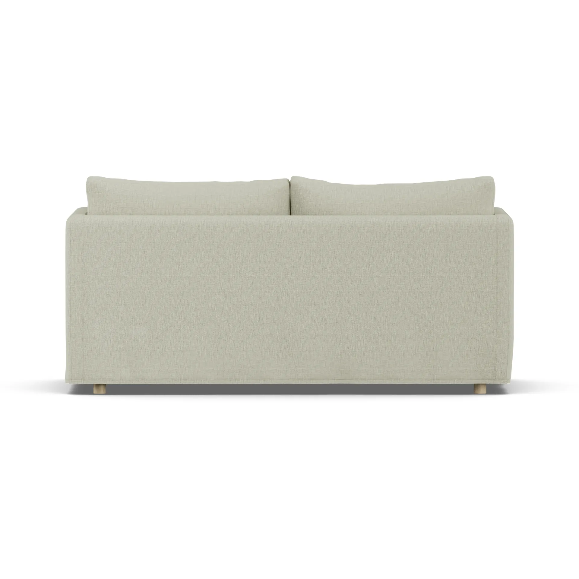 Linnevik sohva, Luiza Beige 3981-valkoöljytty tammi, 2-sits, helmahameella 1898
