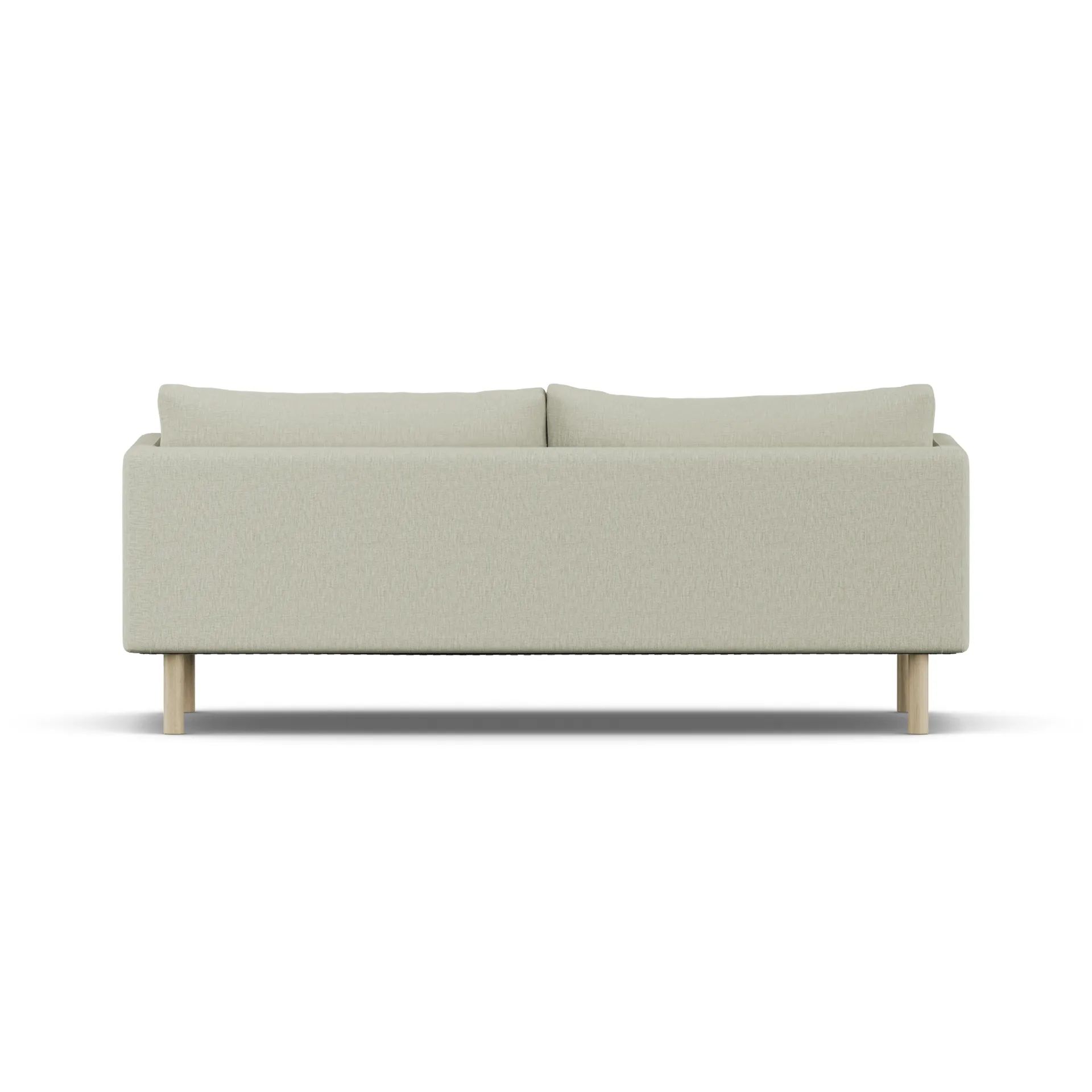 Linnevik sohva, Luiza Beige 3981-valkoöljytty tammi, 3-istuttava, ilman helmahametta 1898