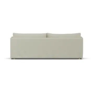 Linnevik sohva - Luiza beige 3981-valkoöljytty tammi, 4-sits, helmahameella - 1898