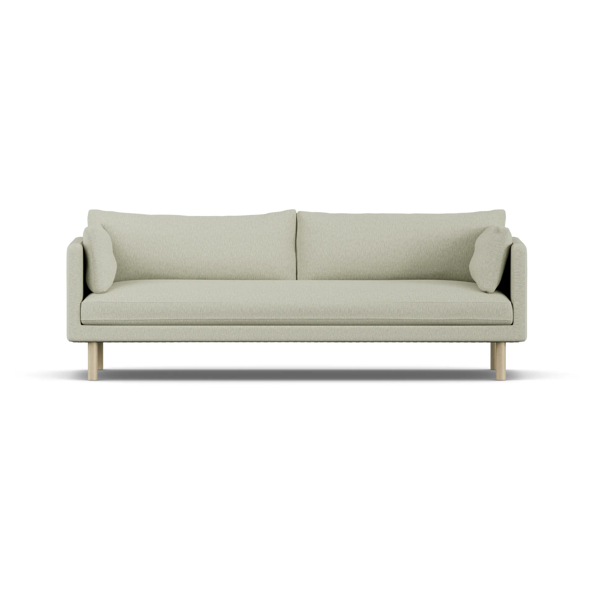 Linnevik sohva, Luiza Beige 3981-valkoöljytty tammi, 4-sits 1898