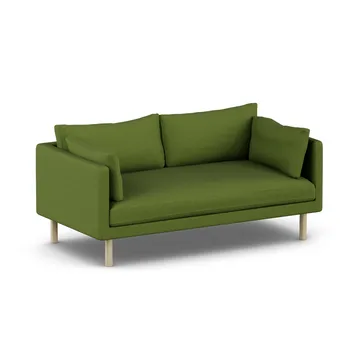 Linnevik sohva - Luiza Green 3975-valkoöljytty tammi, 2-istuttava, ilman helmahametta - 1898