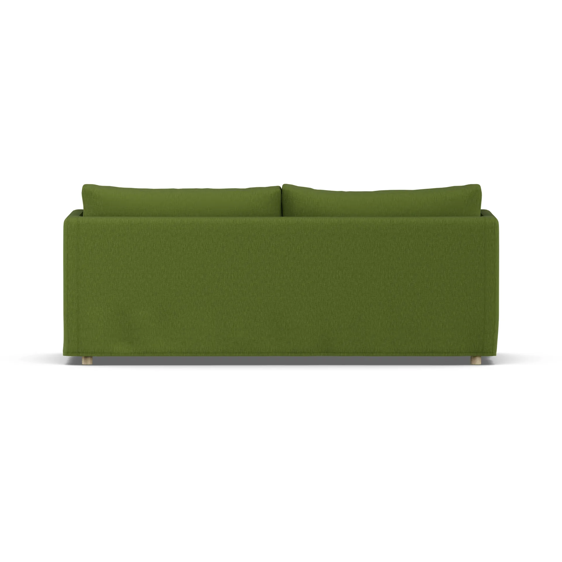Linnevik sohva, Luiza green 3975-valkoöljytty tammi, 3-sits, helmahameella 1898