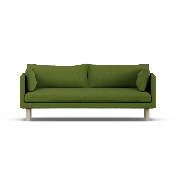 Linnevik sohva - Luiza Green 3975-valkoöljytty tammi, 3-sits - 1898