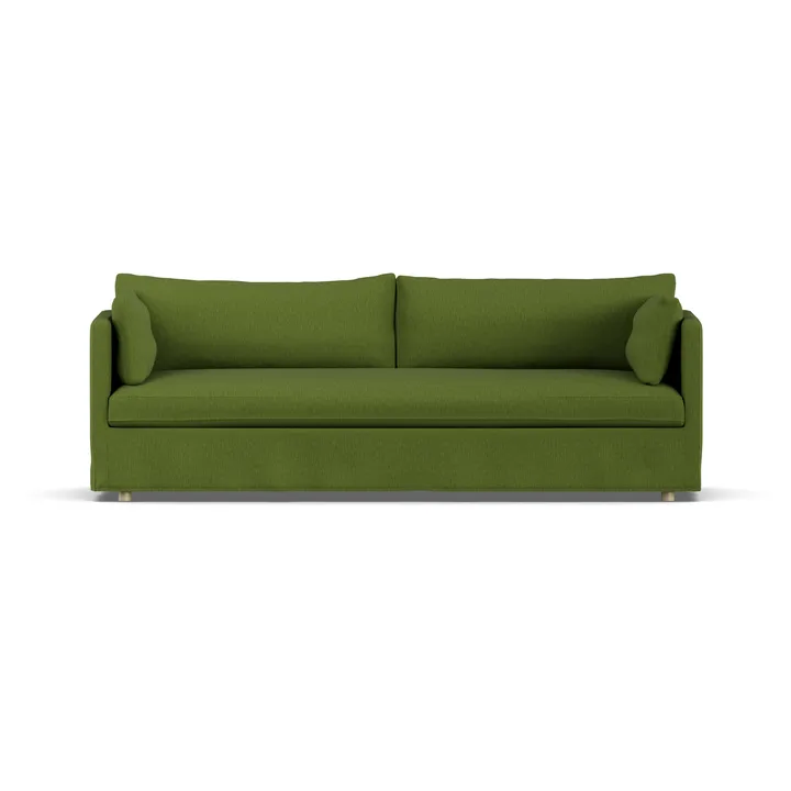 Linnevik sohva - Luiza Green 3975-valkoöljytty tammi, 4-sits, helmahameella - 1898