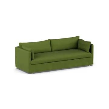 Linnevik sohva - Luiza Green 3975-valkoöljytty tammi, 4-sits, helmahameella - 1898