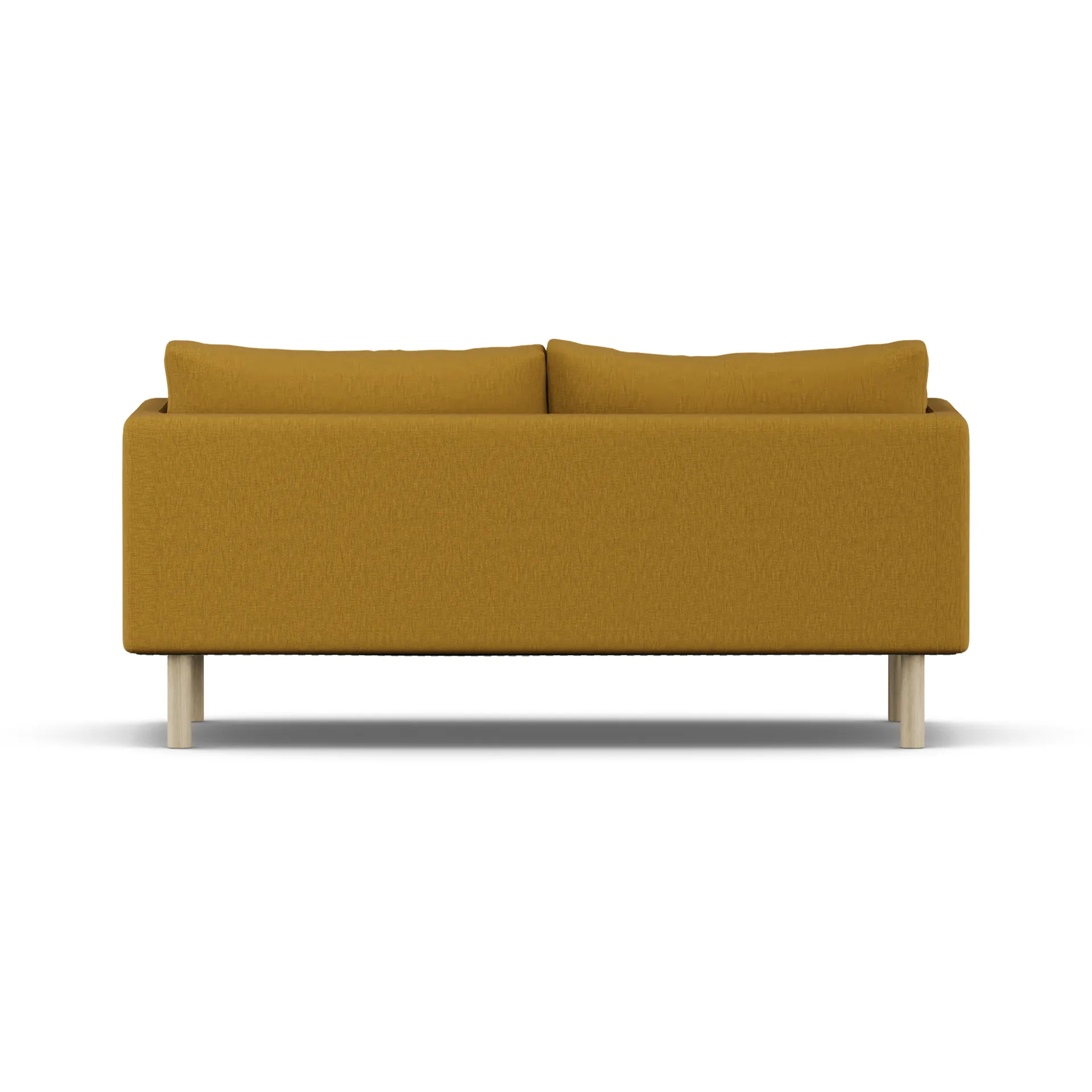 Linnevik sohva, Luiza Mustard 3972-valkoöljytty tammi, 2-istuttava, ilman helmahametta 1898