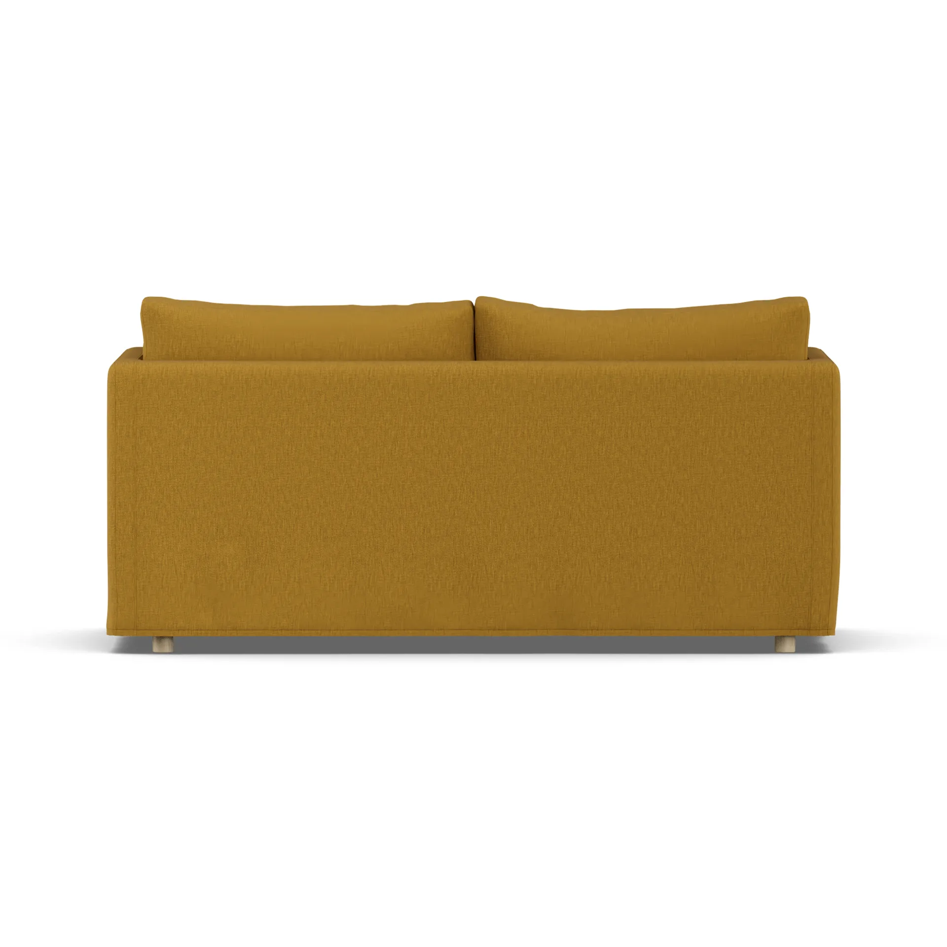 Linnevik sohva, Luiza Mustard 3972-valkoöljytty tammi, 2-sits, helmahameella 1898