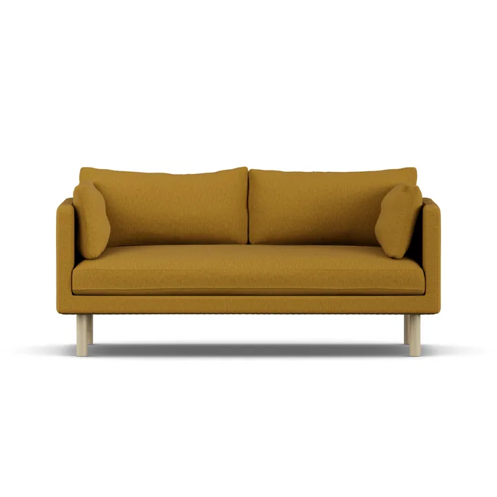 Linnevik sohva - Luiza Mustard 3972-valkoöljytty tammi, 2-sits - 1898