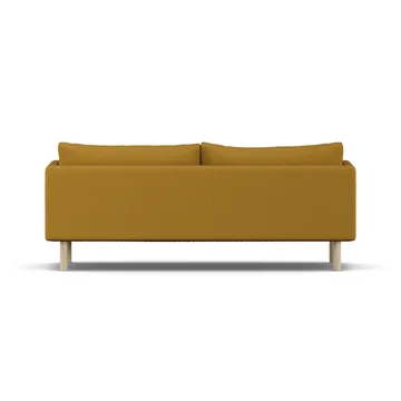 Linnevik sohva - Luiza Mustard 3972-valkoöljytty tammi, 3-istuttava, ilman helmahametta - 1898