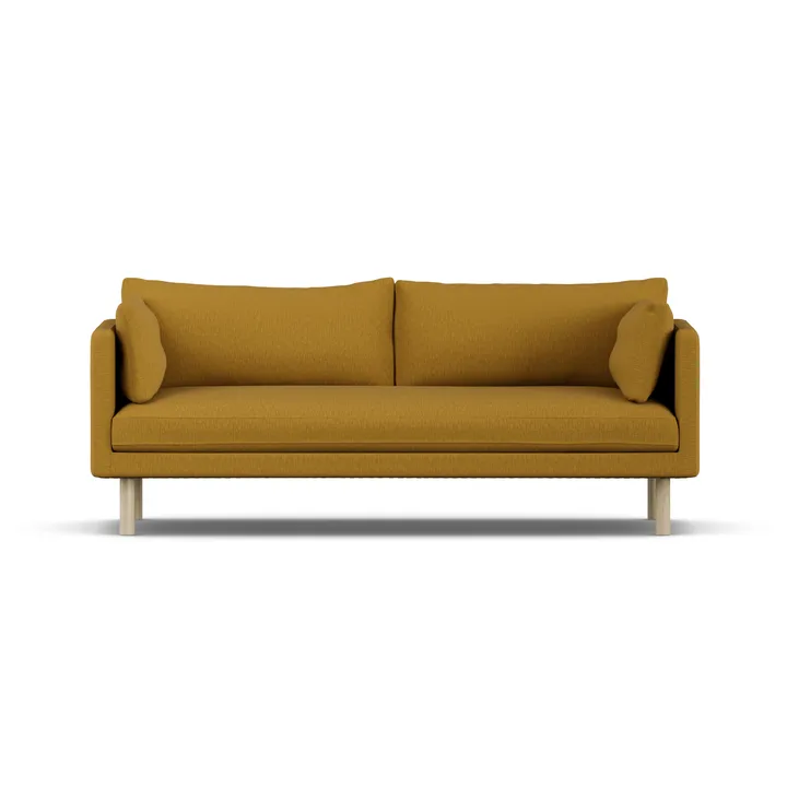 Linnevik sohva - Luiza Mustard 3972-valkoöljytty tammi, 3-sits - 1898