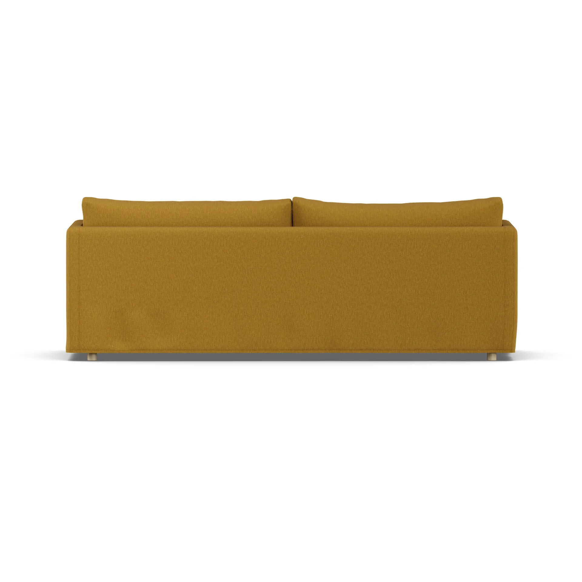 Linnevik sohva, Luiza Mustard 3972-valkoöljytty tammi, 4-sits, helmahameella 1898