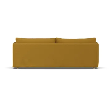 Linnevik sohva - Luiza Mustard 3972-valkoöljytty tammi, 4-sits, helmahameella - 1898