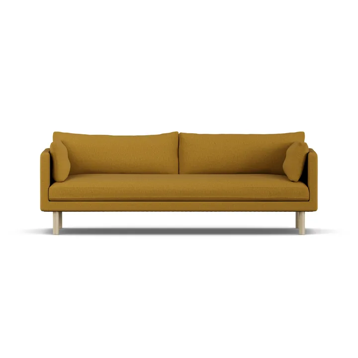 Linnevik sohva - Luiza Mustard 3972-valkoöljytty tammi, 4-sits - 1898