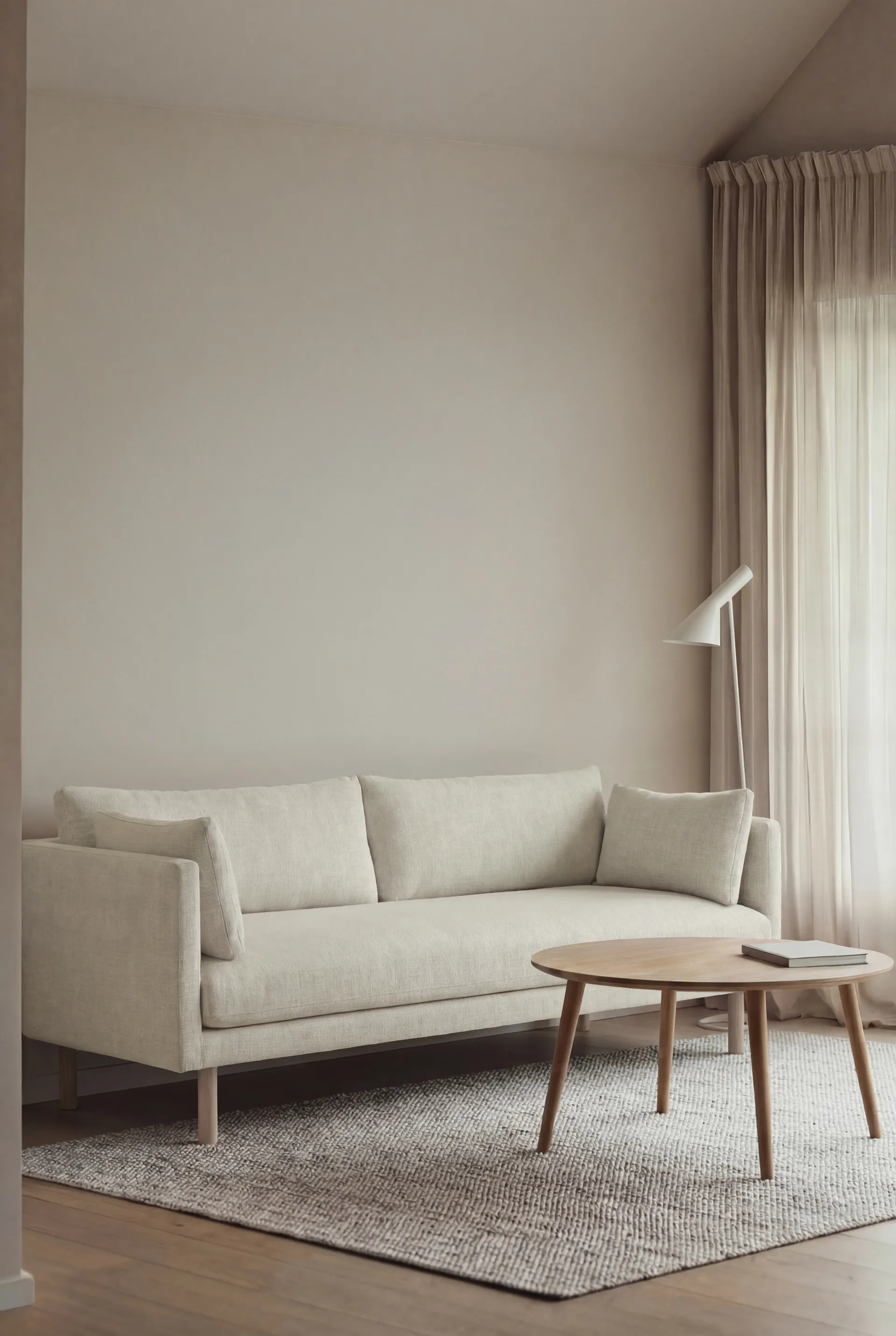 Linnevik sohva, Oslo Nature 1540-valkoöljytty tammi, 3-sits 1898