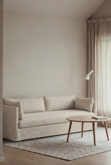 Linnevik sohva - Oslo Nature 1540-valkoöljytty tammi, 4-sits, helmahameella - 1898