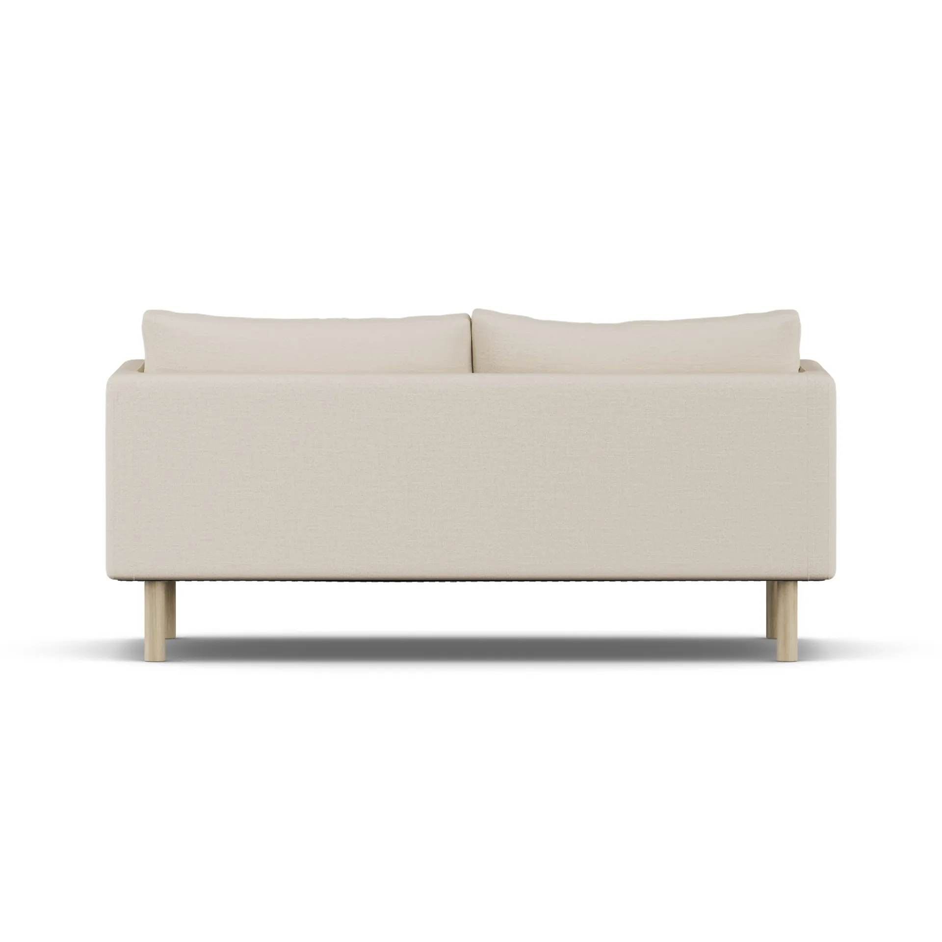 Linnevik sohva, Same Beige 6670-valkoöljytty tammi, 2-istuttava, ilman helmahametta 1898