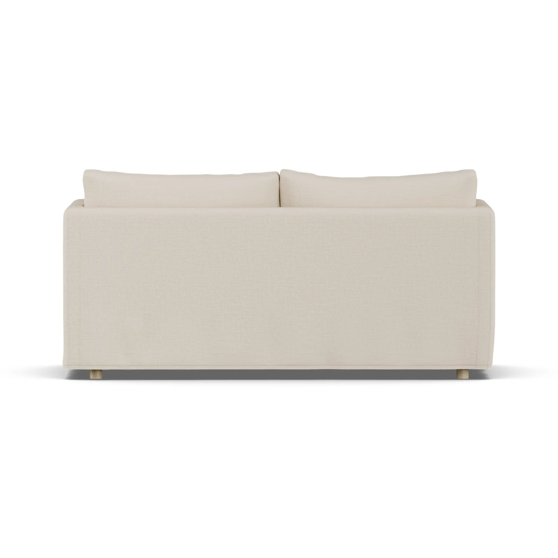 Linnevik sohva, Same Beige 6670-valkoöljytty tammi, 2-sits, helmahameella 1898