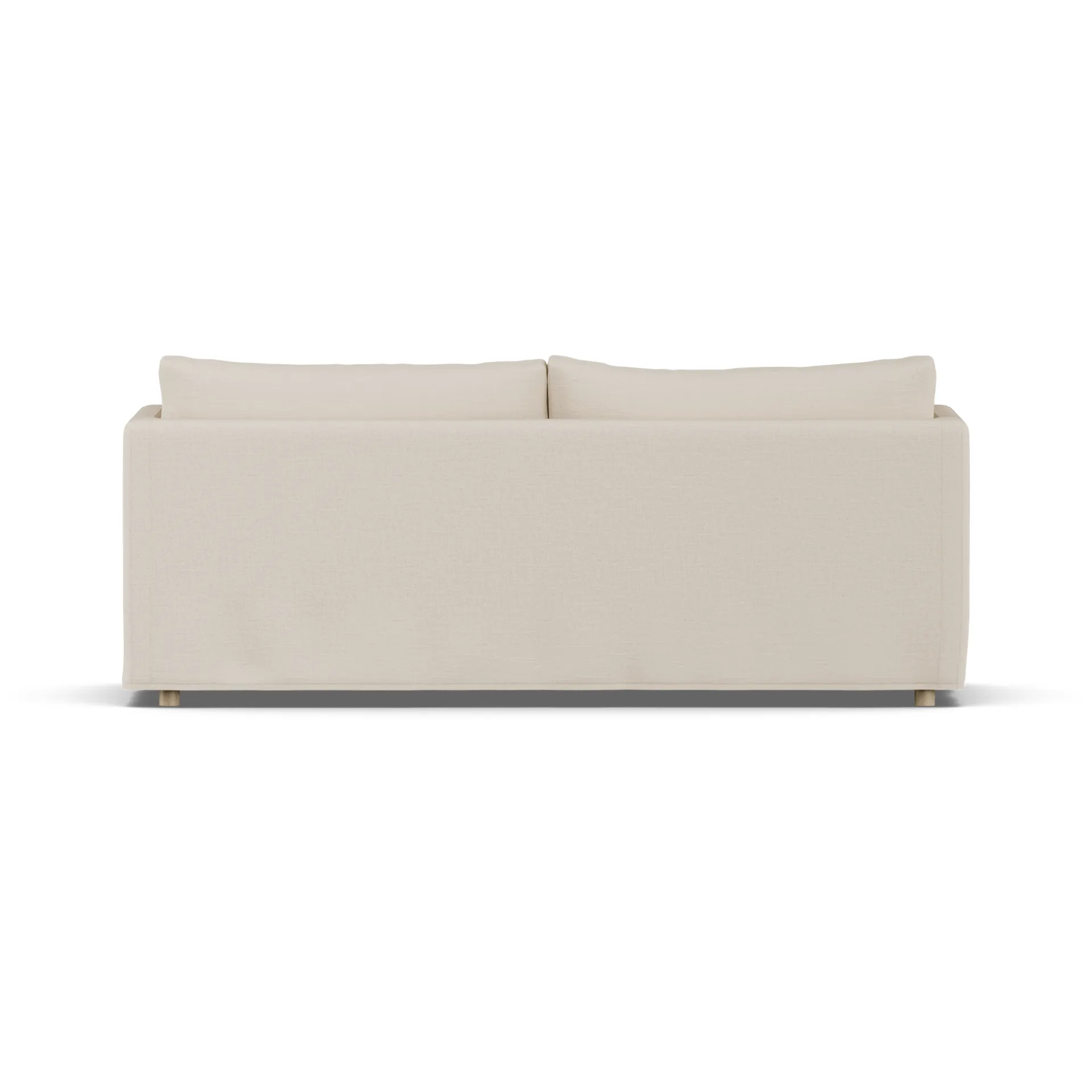 Linnevik sohva, Same Beige 6670-valkoöljytty tammi, 3-sits, helmahameella 1898