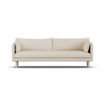 Linnevik sohva - Same Beige 6670-valkoöljytty tammi, 4-istuttava, ilman helmahametta - 1898