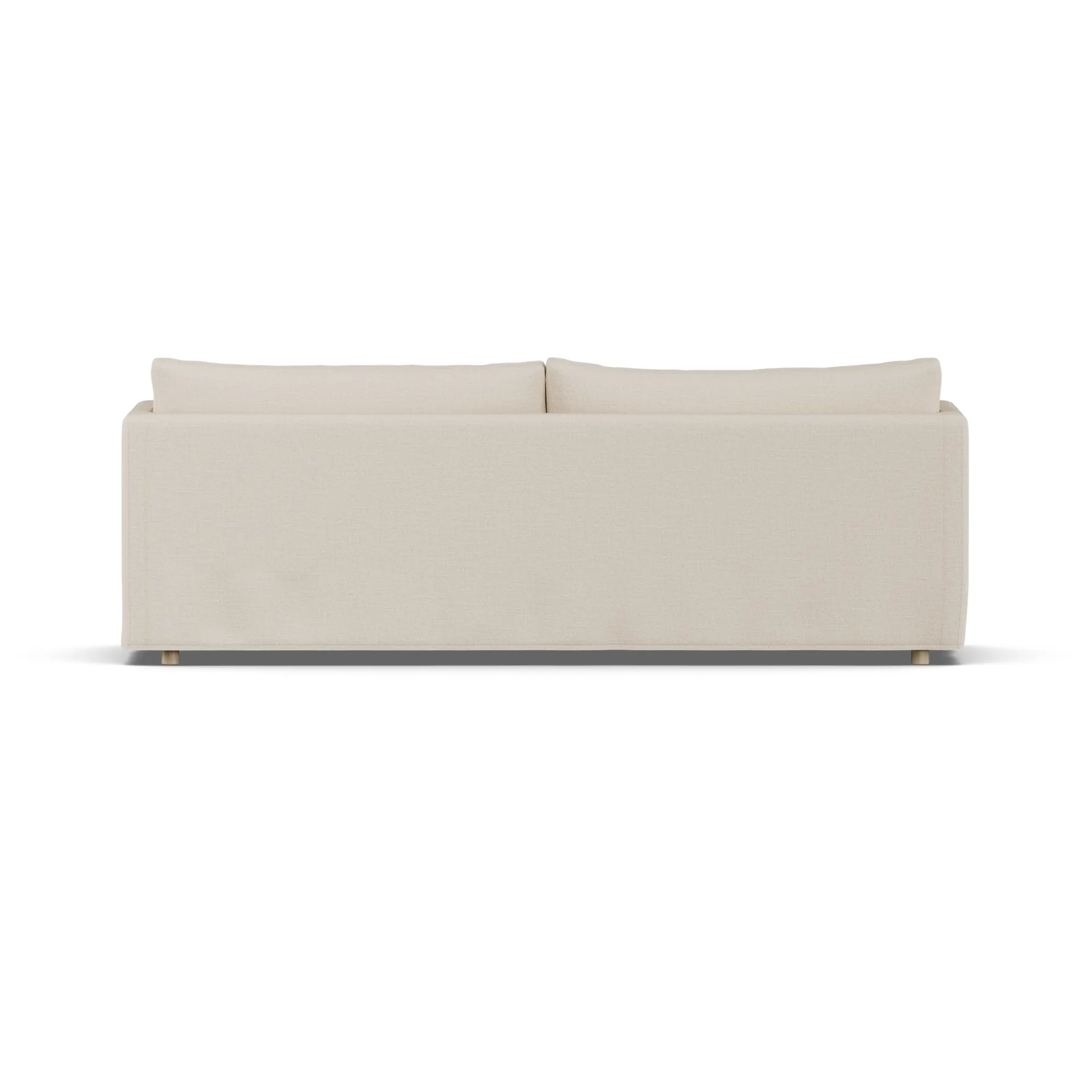 Linnevik sohva, Same Beige 6670-valkoöljytty tammi, 4-sits, helmahameella 1898