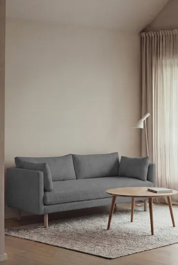 Linnevik sohva - Same Blue 6678-valkoöljytty tammi, 2-sits - 1898