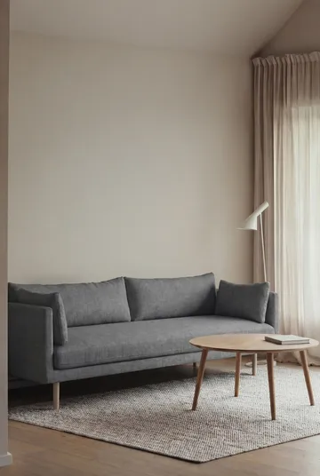 Linnevik sohva - Same Blue 6678-valkoöljytty tammi, 4-sits - 1898