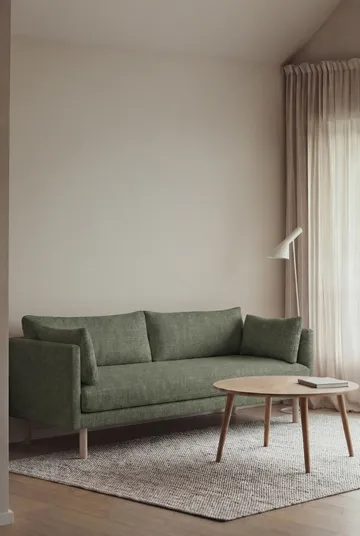 Linnevik sohva - Same Forest 6677-valkoöljytty tammi, 3-sits - 1898