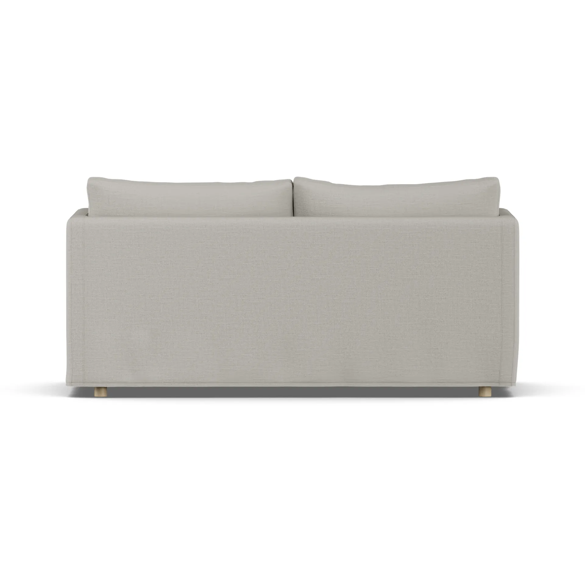 Linnevik sohva, Same Grey 6673-valkoöljytty tammi, 2-sits, helmahameella 1898
