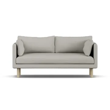 Linnevik sohva - Same Grey 6673-valkoöljytty tammi, 2-sits - 1898