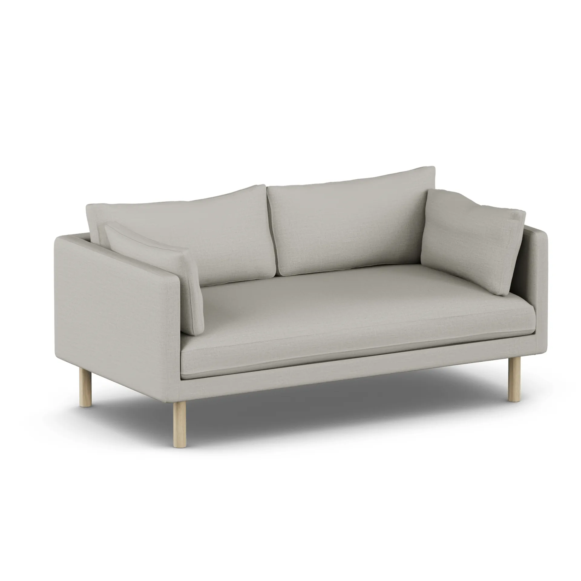 Linnevik sohva, Same Grey 6673-valkoöljytty tammi, 2-sits 1898