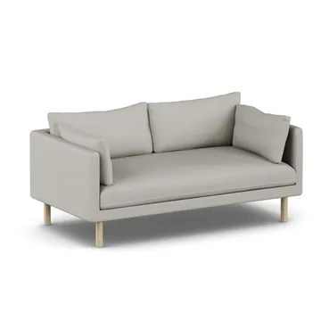 Linnevik sohva - Same Grey 6673-valkoöljytty tammi, 2-sits - 1898