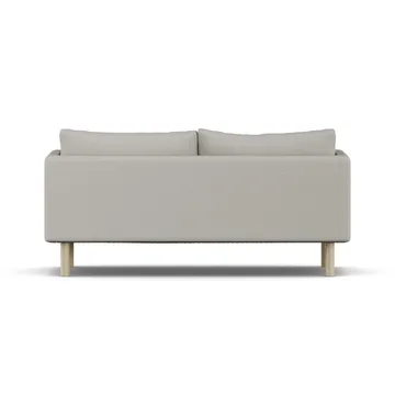 Linnevik sohva - Same Grey 6673-valkoöljytty tammi, 2-sits - 1898