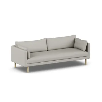 Linnevik sohva - Same Grey 6673-valkoöljytty tammi, 4-istuttava, ilman helmahametta - 1898