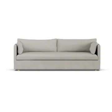 Linnevik sohva - Same Grey 6673-valkoöljytty tammi, 4-sits, helmahameella - 1898