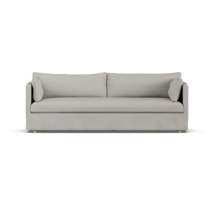 Linnevik sohva - Same Grey 6673-valkoöljytty tammi, 4-sits, helmahameella - 1898