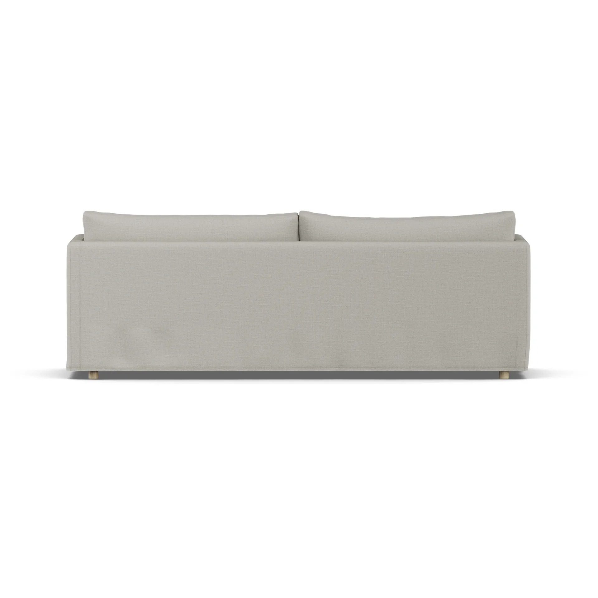 Linnevik sohva, Same Grey 6673-valkoöljytty tammi, 4-sits, helmahameella 1898
