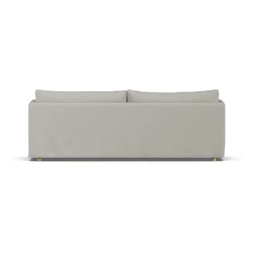 Linnevik sohva - Same Grey 6673-valkoöljytty tammi, 4-sits, helmahameella - 1898