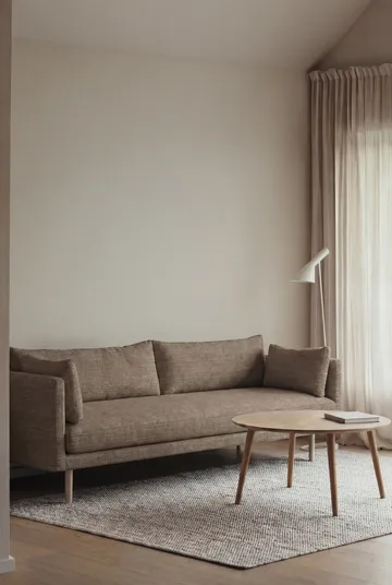 Linnevik sohva - Same Mole 6674-valkoöljytty tammi, 4-sits - 1898