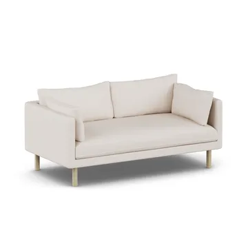 Linnevik sohva - Same Off White 6671-valkoöljytty tammi, 2-istuttava, ilman helmahametta - 1898