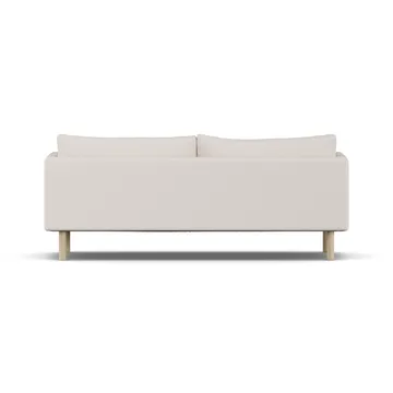 Linnevik sohva - Same Off White 6671-valkoöljytty tammi, 3-istuttava, ilman helmahametta - 1898